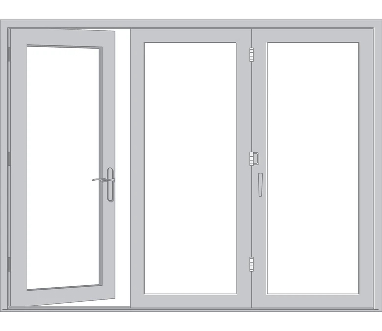 Bismarck Pella Architect Reserve Series Contemporary Bifold Patio Door