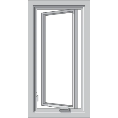 Bismarck Pella Hurricane Shield Series Vinyl Casement Window